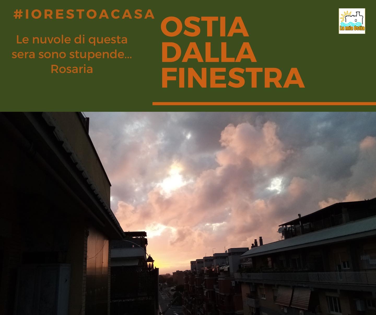 Ostia dalla finestra: mese di aprile